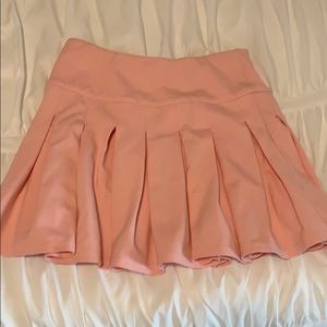 pink tennis skirt